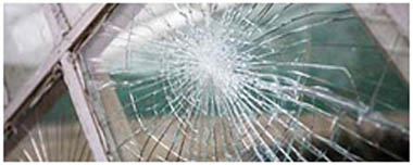 Newcastle Under Lyme Smashed Glass